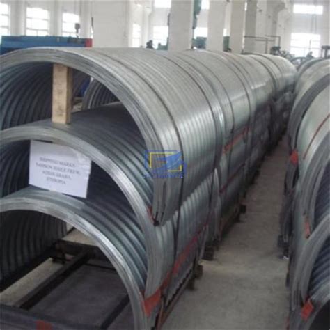 Large Diameter Corrugated Steel Culvert Pipe In The High Way