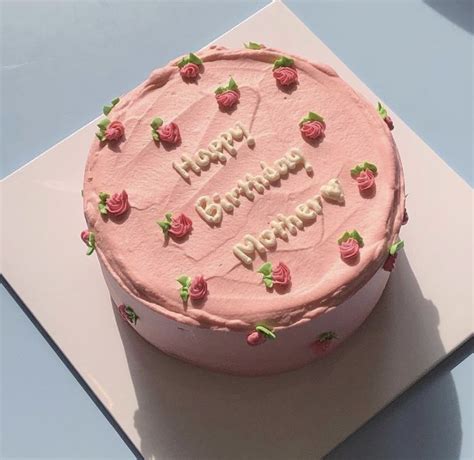 Aesthetic Cake Birthday Birthday Card Message