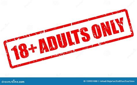 Adults Only Vector Stamp Stock Vector Illustration Of Permit