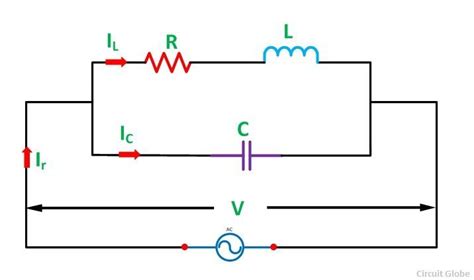 Lcr Series And Parallel Resonance Circuit Circuit Diagram