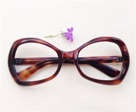 60s Oversize Eyeglasses Huge Bug Tortoise Frames 1960s Mod Etsy Vintage Glasses Frames