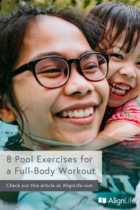 8 Pool Exercises For A Full Body Workout In 2022 Pool Workout Full