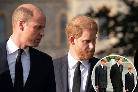 harry and william will walk behind queen s coffin in echo of diana funeral