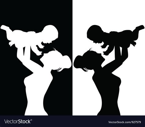Mother And Child Royalty Free Vector Image Vectorstock