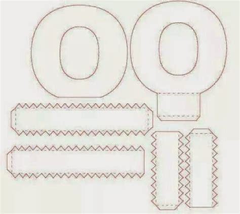 Moldes De Letras En 3d