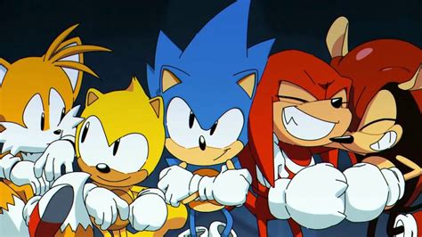 Sonic Mania Plus Sonic In The Elevator With His Friends For 1 Minute