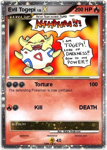 Pokemon card 2012 togepi 110/149 boundaries crossed mint black & white. Pokémon Evil Togepi 19 19 - Torture - My Pokemon Card