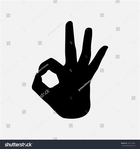 Ok Hand Symbol Vector Images Stock Photos And Vectors Shutterstock