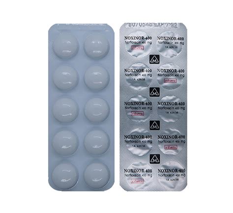 Norfloxacin Tablet 400 Mg Noxinor 400 English Version