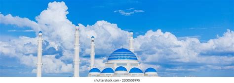 Nursultan Kazakhstan Largest Mosque Central Asia Stock Photo
