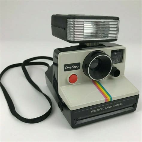 Vintage Polaroid One Step Rainbow Instant Sx 70 Film Land Camera Vtg