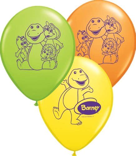 Barney 2nd Second Happy Birthday Balloons Baby Bop Bj 14 Pieces Buy