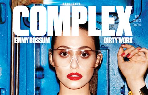 Emmy Rossum Covers Complex S February March 2014 Issue Complex
