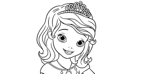 Dibujos Sin Colorear Dibujos De La Princesa Sofía Princesa Disney