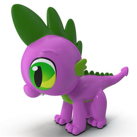 Little Pony Spike Toy 3d Model
