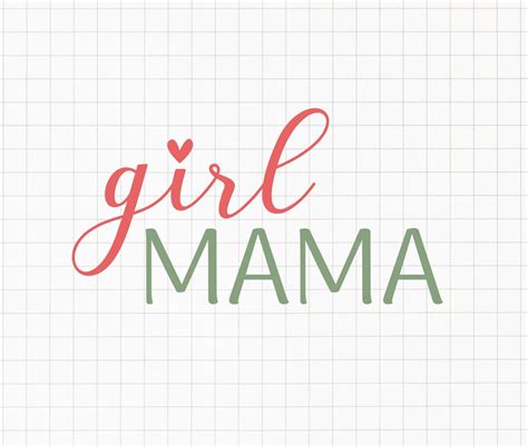 Girl Mama Svg Girl Mom Svg Png Mom Svg Cut File For Cricut Etsy