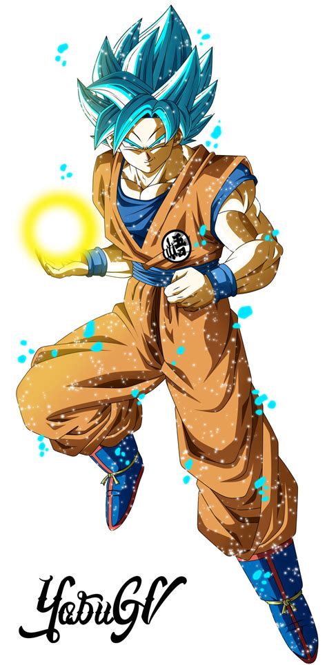 Goku Ssj Blue By Yobugv Dragon Ball Super Goku Dragon Ball Goku