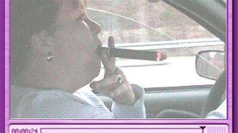 Big Cigar In The Car Part 2 Smoking Dawn Clips4sale