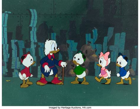 Ducktales Uncle Scrooge Huey Dewey Louie And Webby Production Lot