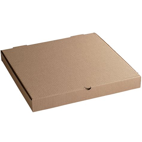 18 X 18 X 2 Kraft Customizable Corrugated Plain Pizza Bakery Box