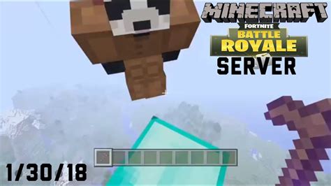 Minecraft Fortnite Battle Royale Server Trailer 13018 Youtube