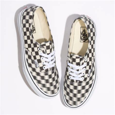 Vans Blur Checkerboard Authentic Shoes Release Info