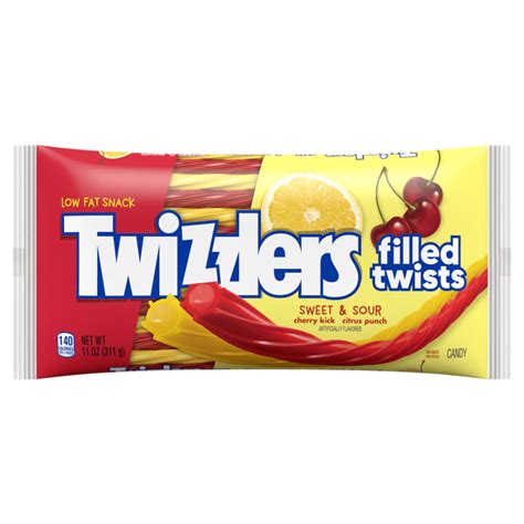 Hershey Twizzlers Filled Twists Sweet And Sour 12x11oz Pacific Candy Wholesale