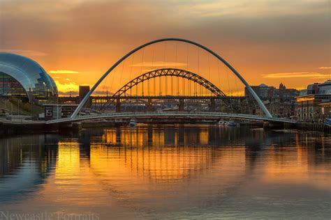 Newcastle Photos Sunset On The River Tyne Newcastle Photos Newcastle