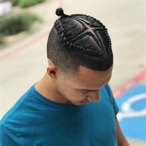 Section off a board of hair over your head. Top 20 Braids Styles for Men with Short Hair (2021 Guide)