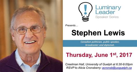 Luminary Leader Speaker Series Ft Stephen Lewis College Of Business