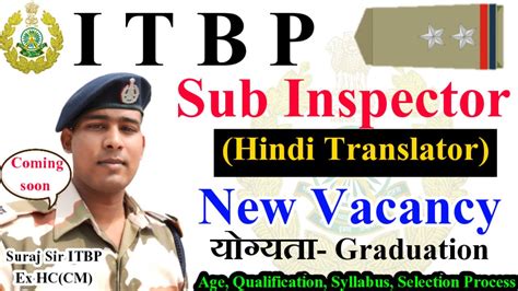 Itbp Sub Inspector Hindi