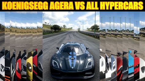 IS KOENIGSEGG AGERA IS WORST HYPERCAR IN DRAG AGERA VS HYPERCAR