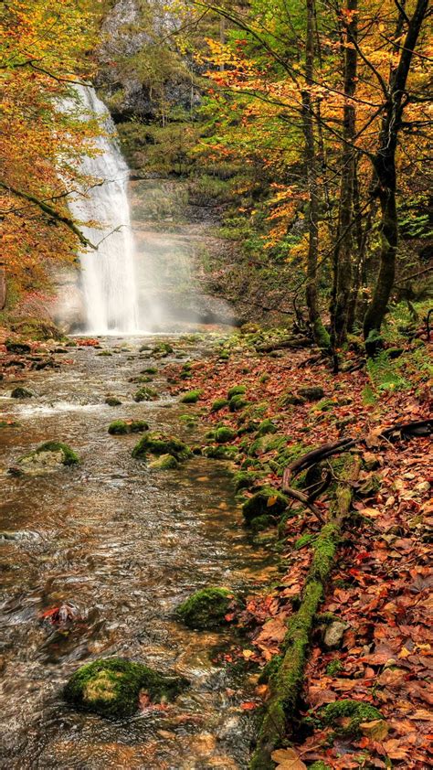 Autumn Waterfall Wallpaper 57 Images