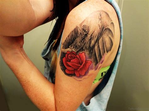 48 Cool Elephant Tattoos On Shoulder Tattoo Designs