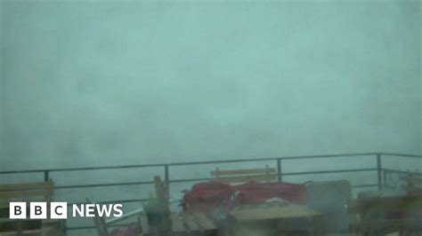 Intense Storm Batters Croatia In Minutes Bbc News