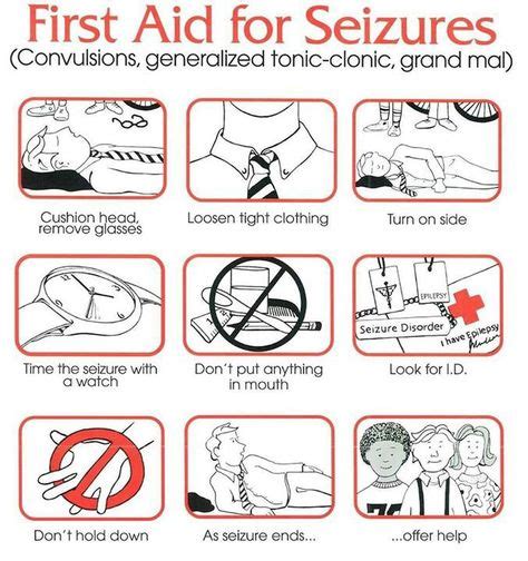First Aid For Seizures First Aid Tips First Aid Epilepsy