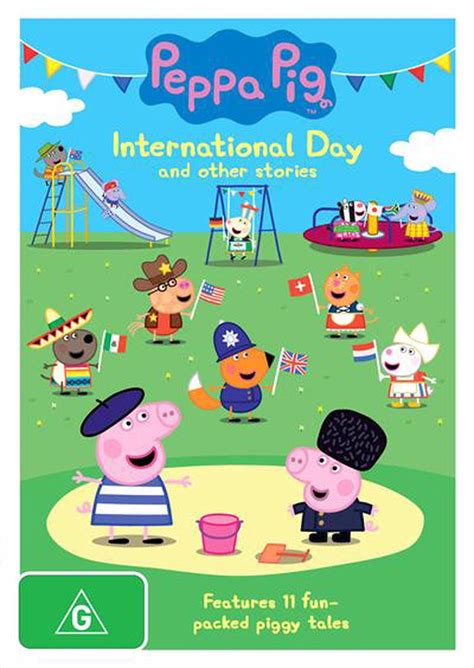 Peppa Pig International Day Dvd Region 4 Free Shipping