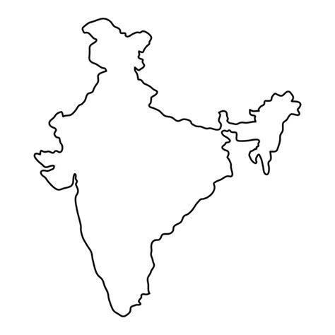 2801 Black And White Indian Map Royalty Free Images Stock Photos