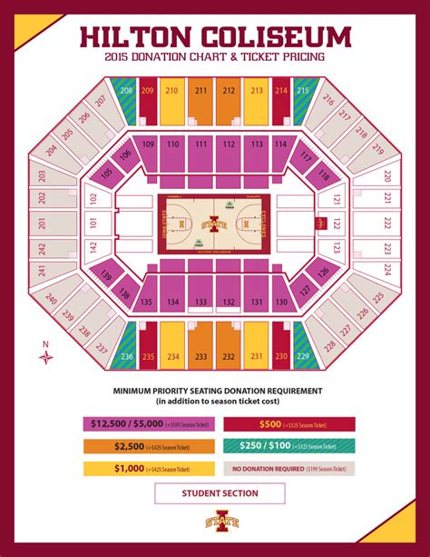 Hilton Coliseum Seating Chart Basketball Kanta Business News