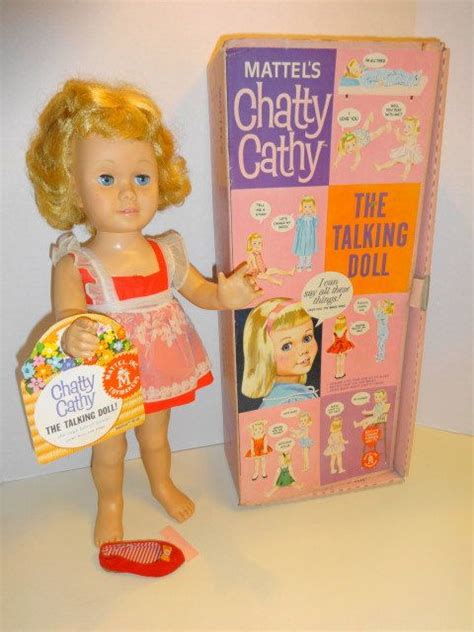 original 1959 chatty cathy by mattel works with box first version chatty cathy doll vintage