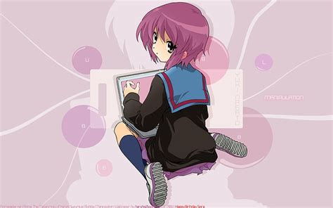 Anime La Melancolía De Haruhi Suzumiya Yuki Nagato Fondo De Pantalla Hd Wallpaperbetter