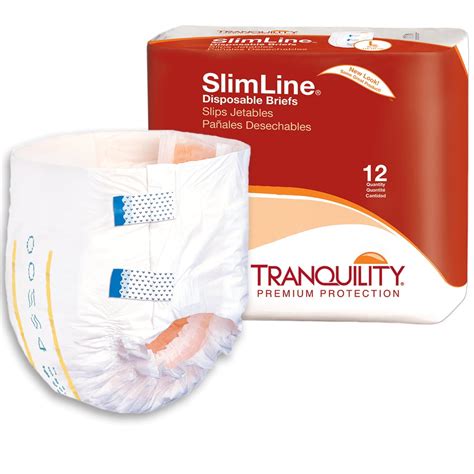 Tranquility Slimline Adult Incontinence Brief L Full Fit 2132 96case