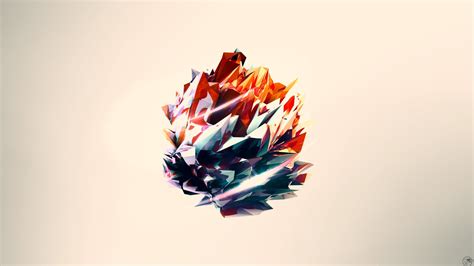 Wallpaper Simple Background Abstract 3d Artwork