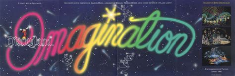 Disney Promo Poster Fantasmic 1991 With Original Name Imagination