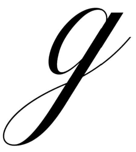 Free Printable Royal Fancy Cursive Letters Lowercase G In Cursive