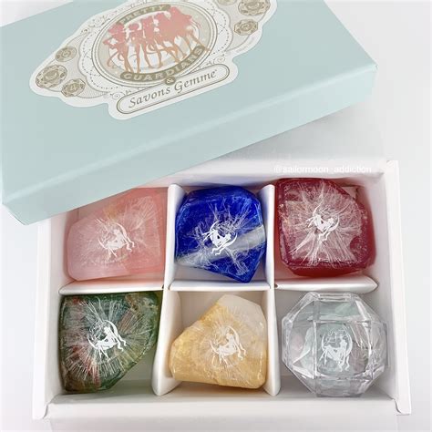 Sailor Moon Fan Club Exclusive Savons Gemme Gem Soap And Bath Salt Set
