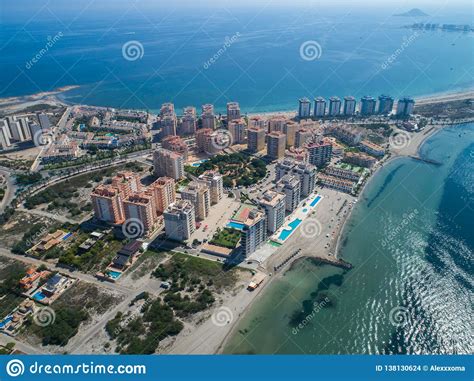 Aerial Photo Of Tall Buildings And The Beach On A Natural Spit Of La