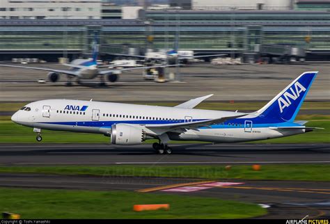 N787ex Ana All Nippon Airways Boeing 787 8 Dreamliner At Tokyo