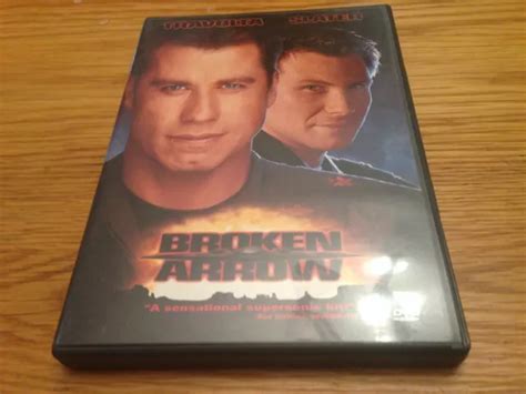Broken Arrow Dvd 20th Century Fox 1996 John Travolta Christian Slater