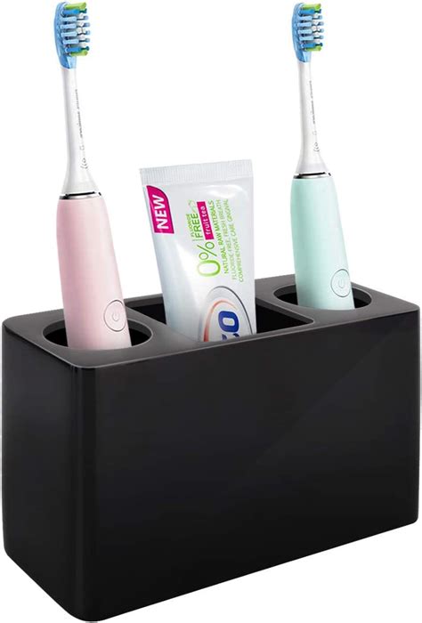 Luxspire Toothbrush Holder 3 Slots Large Electric Toothbrush